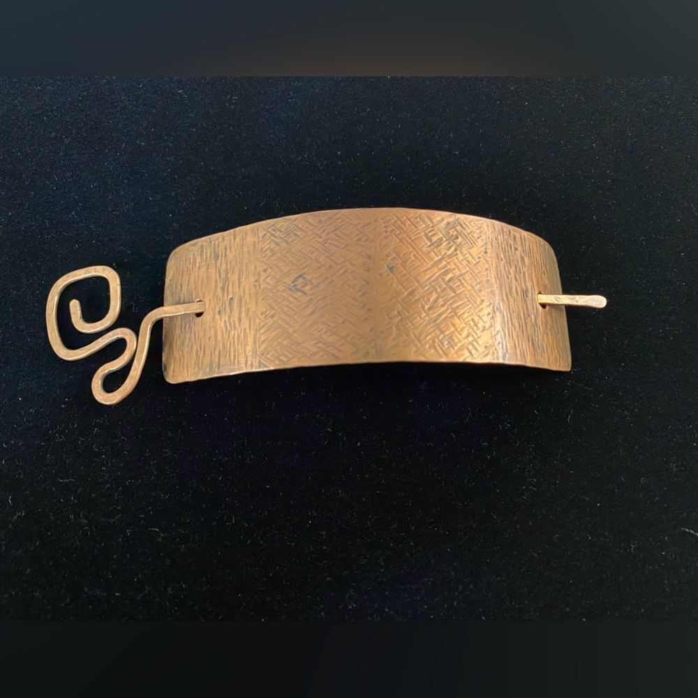 Bronze/Brass Top Knot/Bun Holder Hair Pin